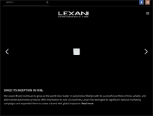 Tablet Screenshot of lexanitires.com